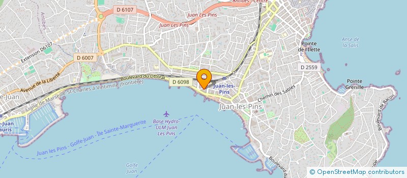localisation de l'entreprise MADAME LOUISE TACQUARD à ANTIBES