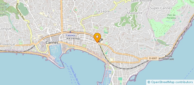 localisation de l'entreprise MADAME LOUISE TCHOUTAGNIAN à CANNES