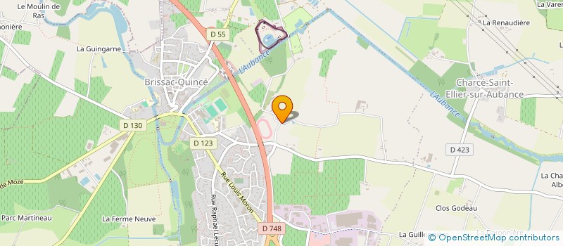 localisation de l'entreprise MADAME LOUISE TERRIER  BRISSAC LOIRE AUBANCE