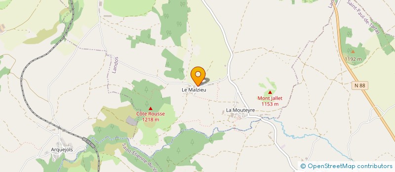 localisation de l'entreprise MADAME LOUISE THEROND  LANDOS