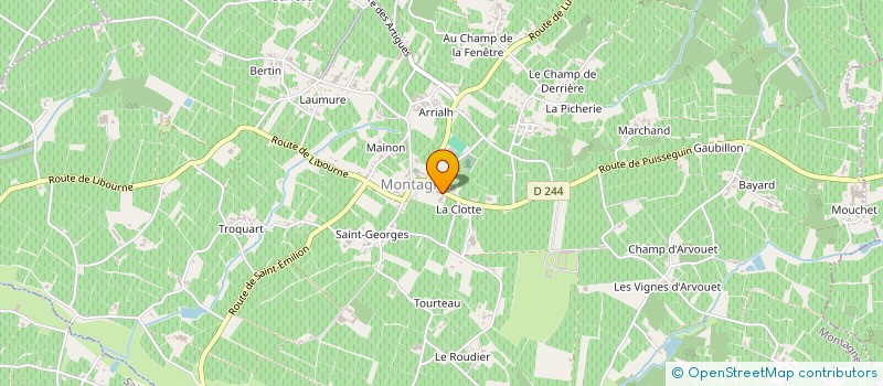 localisation de l'entreprise MADAME LOUISE THIOU à LIBOURNE