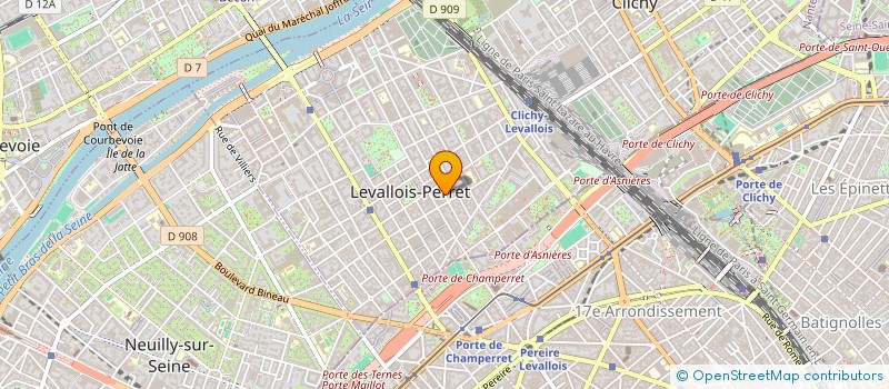 localisation de l'entreprise MADAME LOUISE TIGER à LEVALLOIS-PERRET
