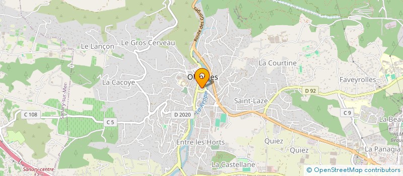 localisation de l'entreprise MADAME LOUISE TOMASINI à OLLIOULES