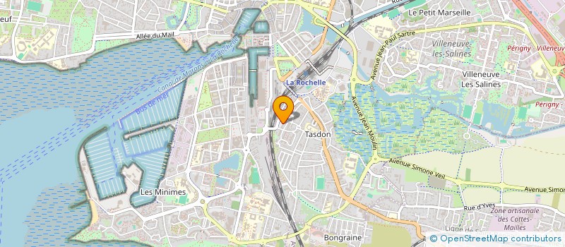 localisation de l'entreprise MADAME LOUISE VADOT  LA ROCHELLE