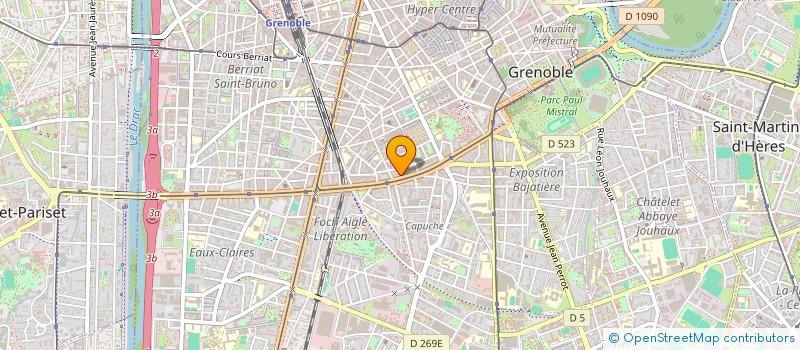 localisation de l'entreprise MADAME LOUISE VALLADIER  GRENOBLE