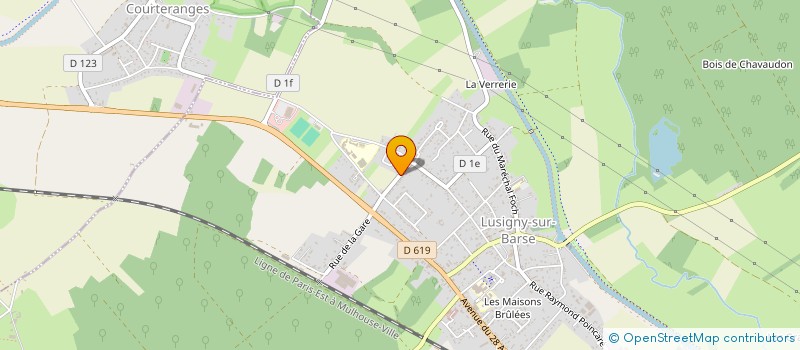 localisation de l'entreprise MADAME LOUISE VALLI  LUSIGNY-SUR-BARSE