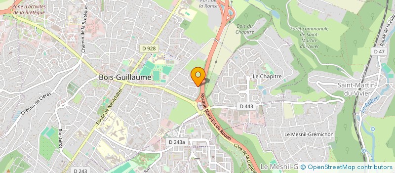 localisation de l'entreprise MADAME LOUISE VANDAMME à BOIS-GUILLAUME