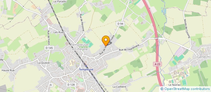 localisation de l'entreprise MADAME LOUISE VANDENDRIESSCHE  TEMPLEUVE-EN-PEVELE