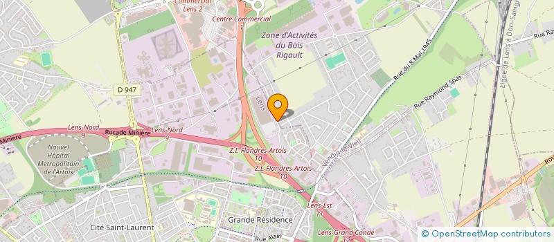 localisation de l'entreprise MADAME LOUISE VANLANDUYT  VENDIN-LE-VIEIL