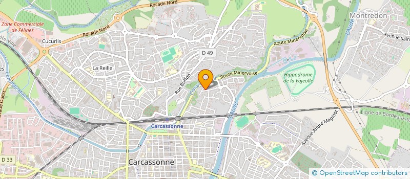localisation de l'entreprise MADAME LOUISE VENTURINI  CARCASSONNE