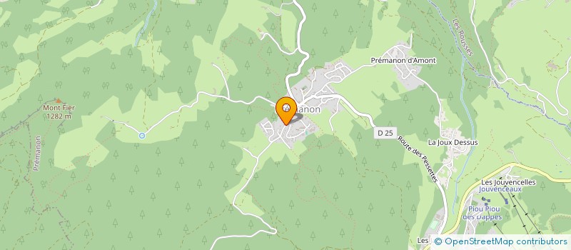localisation de l'entreprise MADAME LOUISE VIGOUREUX à PREMANON