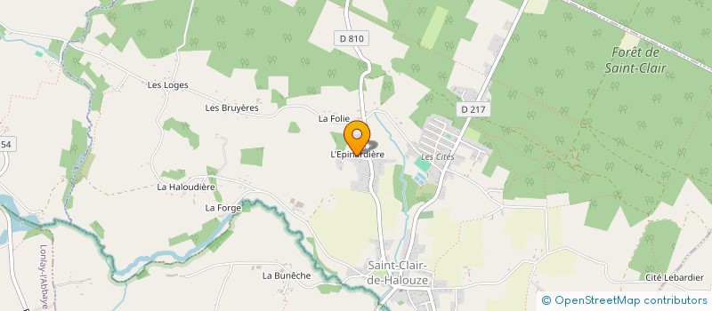 localisation de l'entreprise MADAME LOUISE VILLETTE à SAINT-CLAIR-DE-HALOUZE