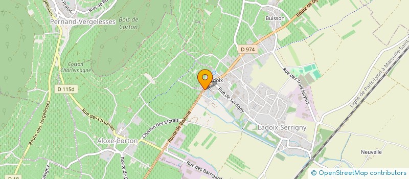 localisation de l'entreprise MADAME LOUISE VOARICK  LADOIX-SERRIGNY