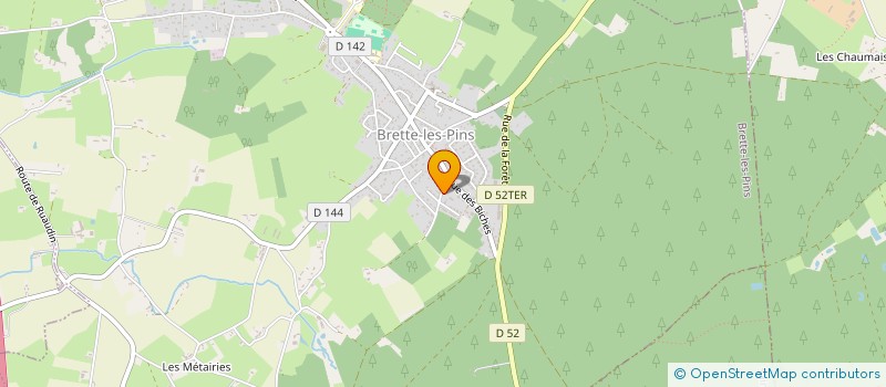 localisation de l'entreprise MADAME LOUISE WATIER  BRETTE-LES-PINS