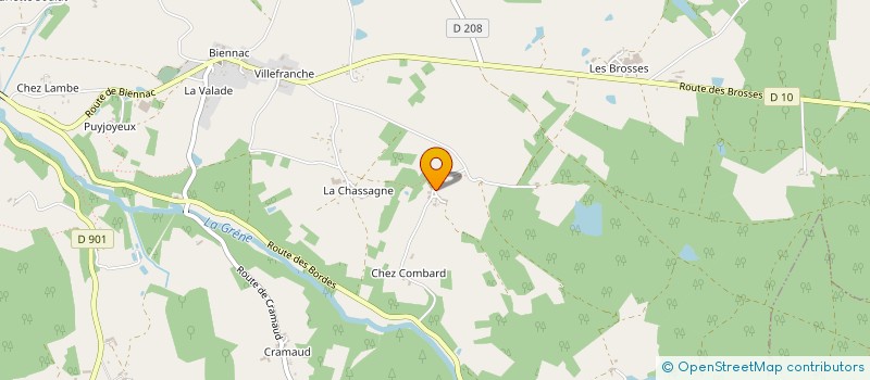 localisation de l'entreprise MADAME LOUISE WINTERSHEIM  ROCHECHOUART