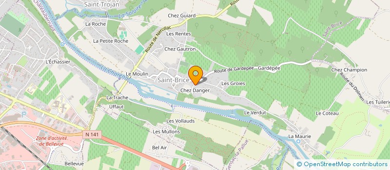 localisation de l'entreprise MADAME LOUISE WORLEY  SAINT-BRICE