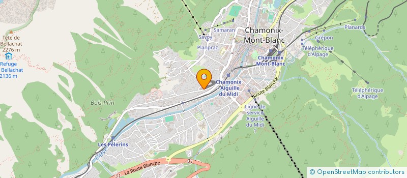 localisation de l'entreprise MADAME LOUISE WRIGHT  CHAMONIX-MONT-BLANC