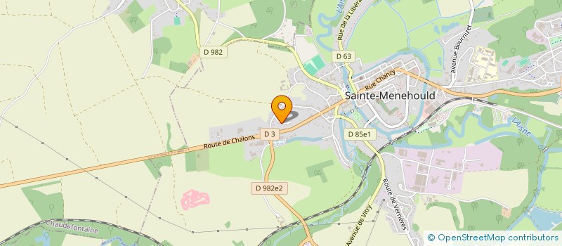 localisation de l'entreprise MADAME LOUISE ZEZE D'HEME  SAINTE-MENEHOULD