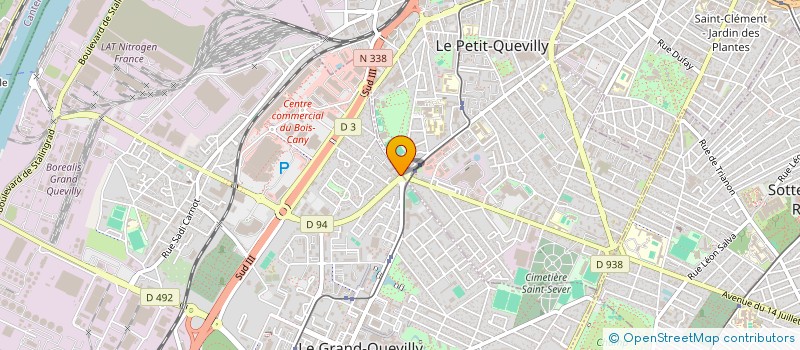 localisation de l'entreprise MADAME LOUISE ZHENG  LE GRAND-QUEVILLY