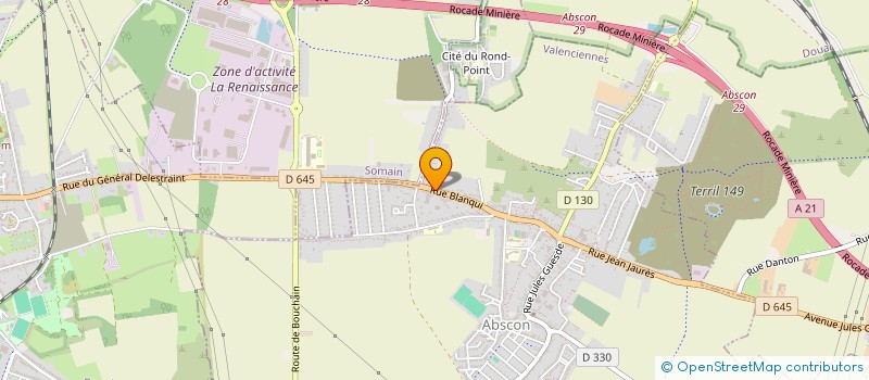 localisation de l'entreprise MADAME LOUISETTE ADAMCZEWSKI  ABSCON