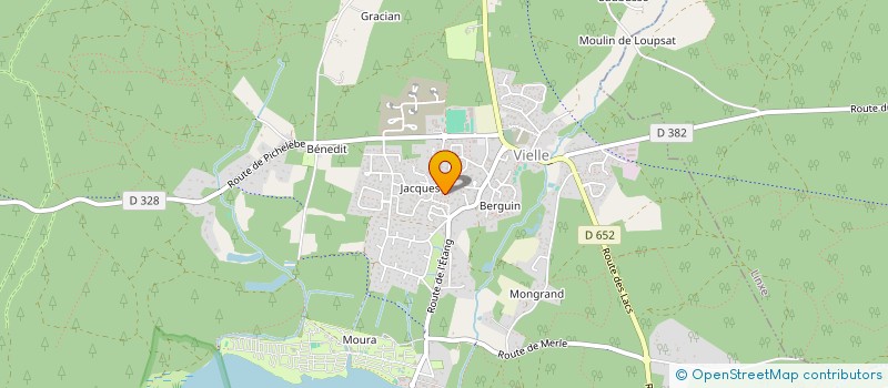 localisation de l'entreprise MADAME LOUISETTE ALBERTEAU  VIELLE-SAINT-GIRONS