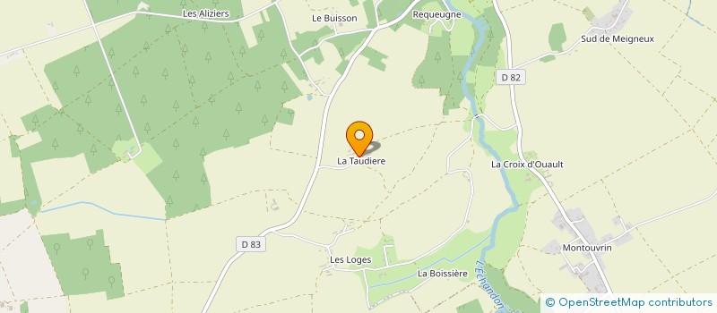 localisation de l'entreprise MADAME LOUISETTE ARCHAMBAULT  TAUXIGNY-SAINT-BAULD