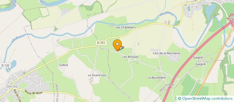 localisation de l'entreprise MADAME LOUISETTE BEAUSSE  MURS-ERIGNE