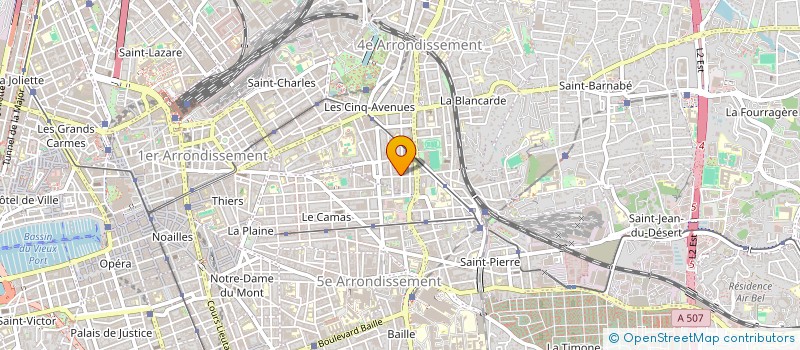 localisation de l'entreprise MADAME LOUISETTE BELAIR à MARSEILLE