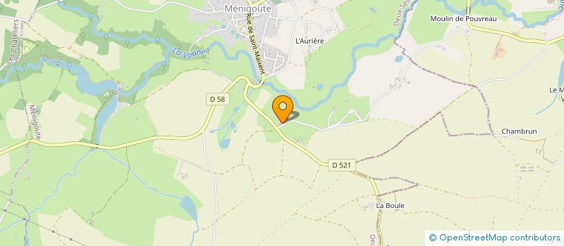 localisation de l'entreprise MADAME LOUISETTE BERJON  MENIGOUTE