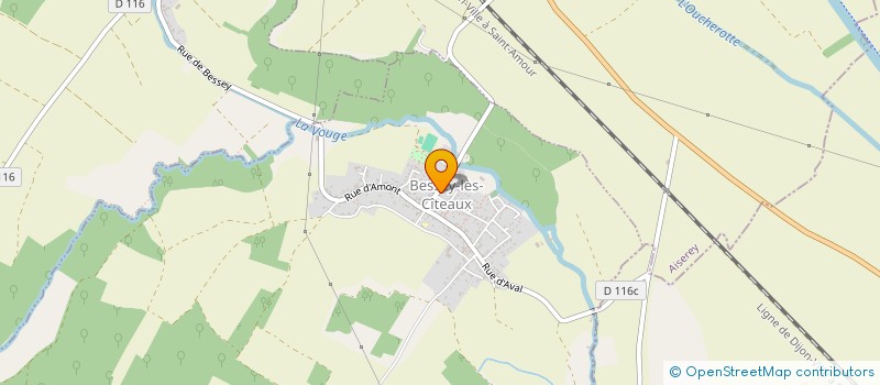 localisation de l'entreprise MADAME LOUISETTE CURE  BESSEY-LES-CITEAUX