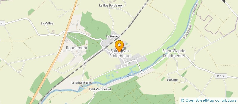 localisation de l'entreprise MADAME LOUISETTE DANSEUX  FRETEVAL