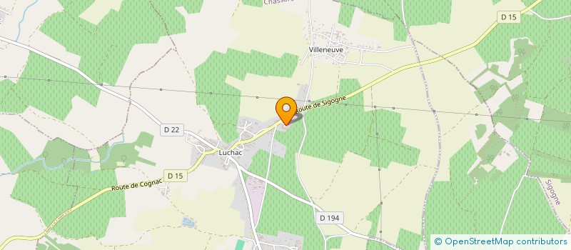 localisation de l'entreprise MADAME LOUISETTE DEBIEN  CHASSORS