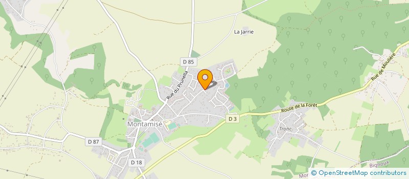 localisation de l'entreprise MADAME LOUISETTE DUPUY à MONTAMISE