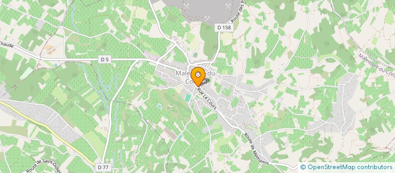 localisation de l'entreprise MADAME LOUISETTE EYSSERIC  METHAMIS