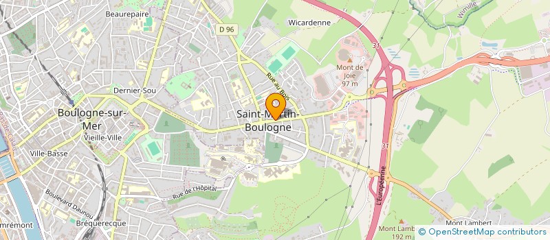 localisation de l'entreprise MADAME LOUISETTE GERARD  SAINT-MARTIN-BOULOGNE