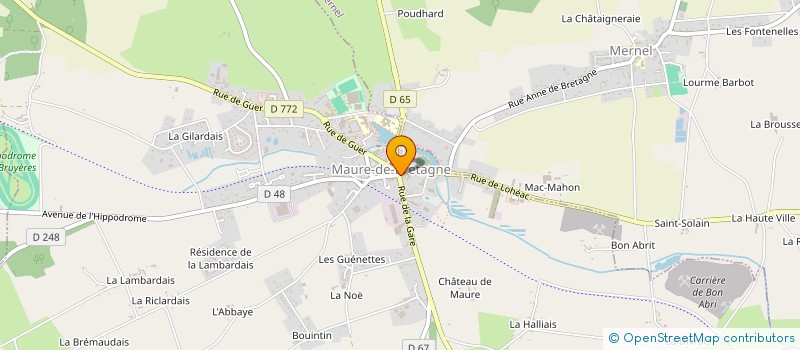 localisation de l'entreprise MADAME LOUISETTE GERARD  VAL D'ANAST