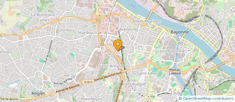 localisation de l'entreprise MADAME LOUISETTE HIRIBERHONDE à BAYONNE