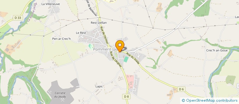 localisation de l'entreprise MADAME LOUISETTE HOANEN  LA ROCHE-JAUDY