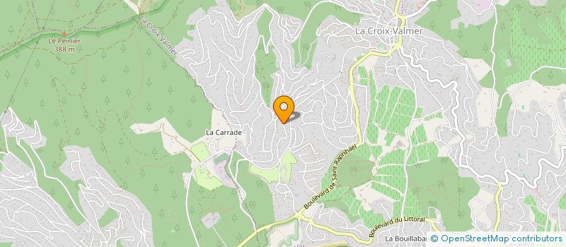 localisation de l'entreprise MADAME LOUISETTE KLOEG  LA CROIX-VALMER