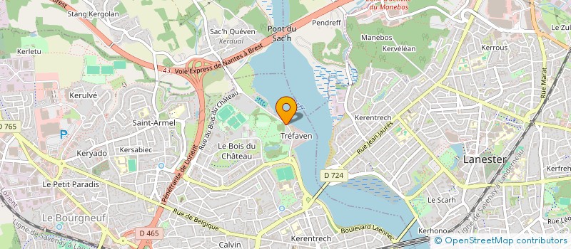 localisation de l'entreprise MADAME LOUISETTE LE CORRE  LORIENT