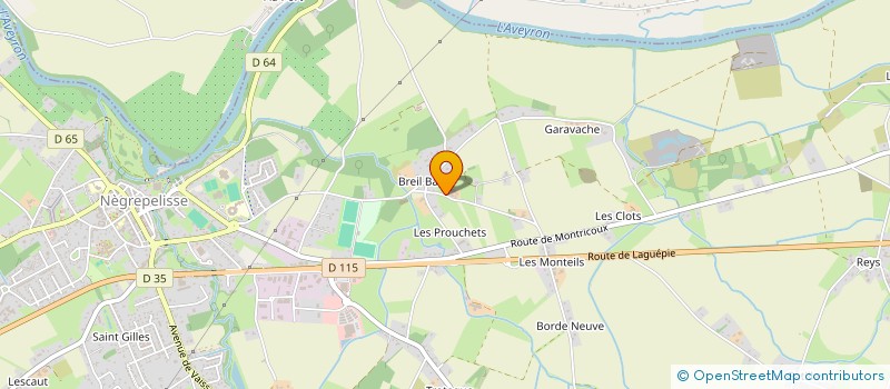 localisation de l'entreprise MADAME LOUISETTE MAYANOBE  NEGREPELISSE