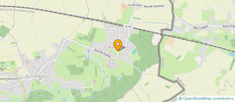 localisation de l'entreprise MADAME LOUISETTE MONNEAU  WANNEHAIN