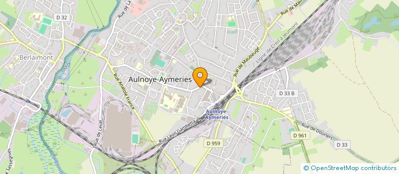 localisation de l'entreprise MADAME LOUISETTE NICOLAS à AULNOYE-AYMERIES