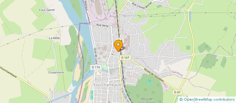 localisation de l'entreprise MADAME LOUISETTE ORTICA  FOURCHAMBAULT