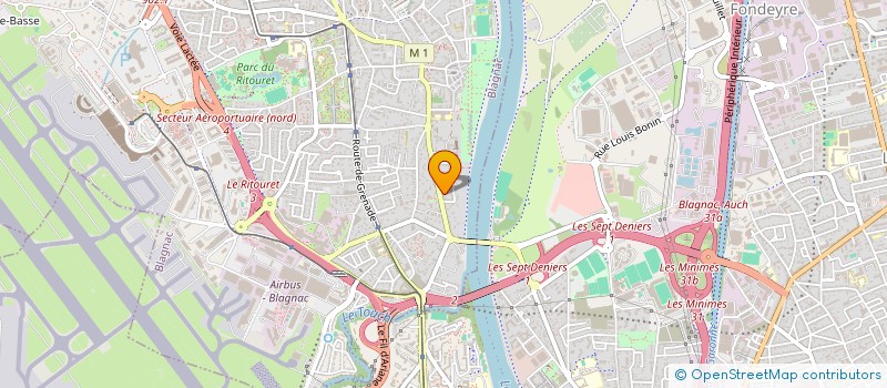 localisation de l'entreprise MADAME LOUISETTE SIBRA à BLAGNAC