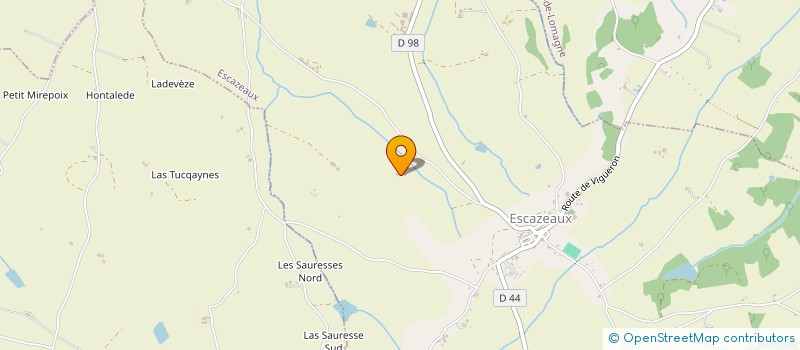 localisation de l'entreprise MADAME LOUISETTE SPADOT  ESCAZEAUX