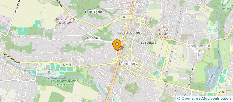 localisation de l'entreprise MADAME LOUISETTE VASSOR  MONTLHERY