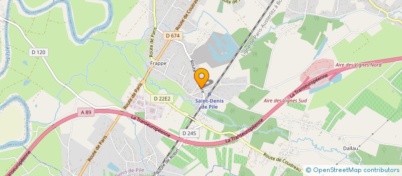 localisation de l'entreprise MADAME LOUISIA BORNET  SAINT-DENIS-DE-PILE