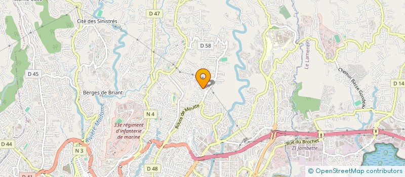 localisation de l'entreprise MADAME LOUISIANE BORVAL  FORT-DE-FRANCE