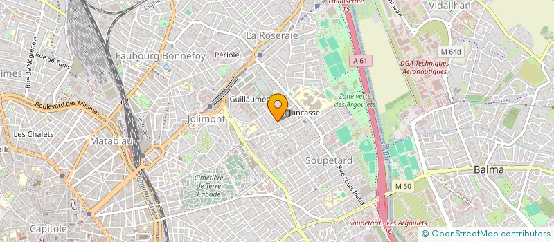 localisation de l'entreprise MADAME LOUISIANE DI CICCO  TOULOUSE